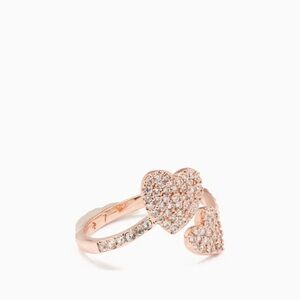 Kate Spade Yours Truly Pave Heart Ring